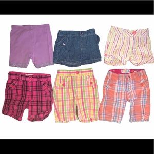 Roxy and 5 additional 3t shorts all 6 in lot